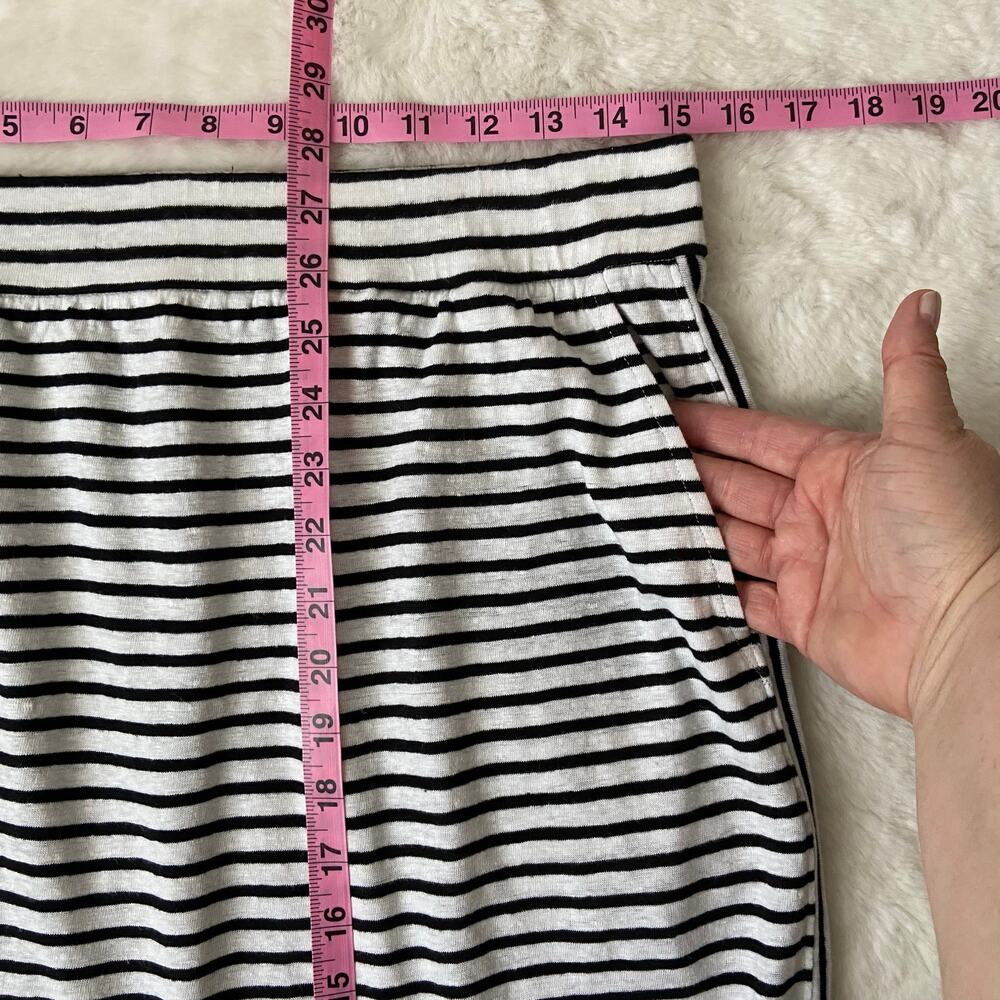 Eileen Fisher Linen Striped Skirt - Picture 6 of 6